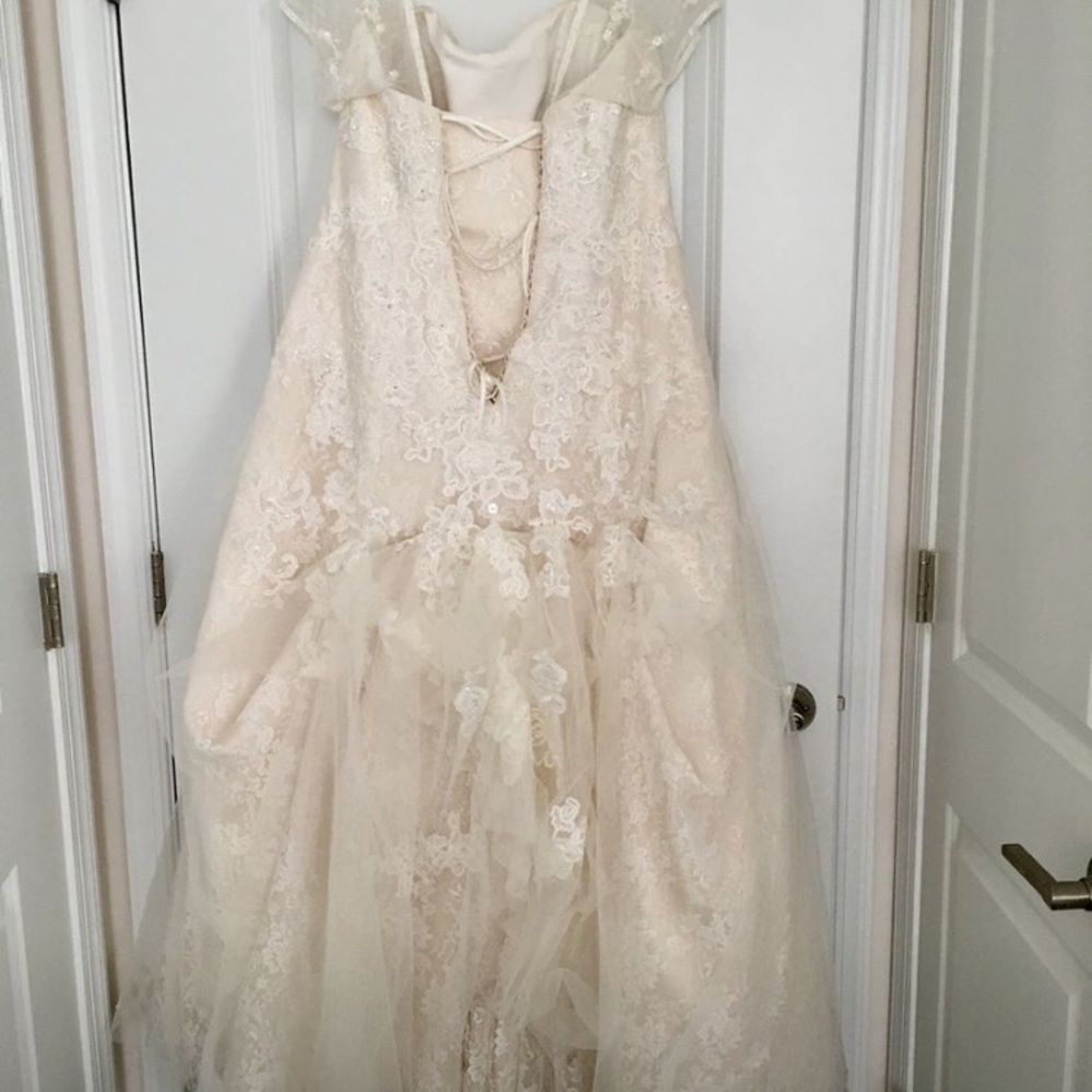 16W Ivory Wedding Gown - Picture 3 of 8